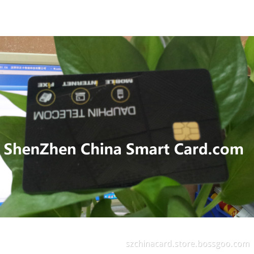 Contact SLE 4442 chip card